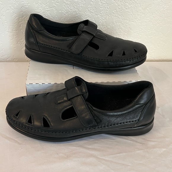 SAS Shoes - SAS Tripad Comfort Roamer Black Leather Cutout Shoes Womens 11.5N EUC‎ Narrow